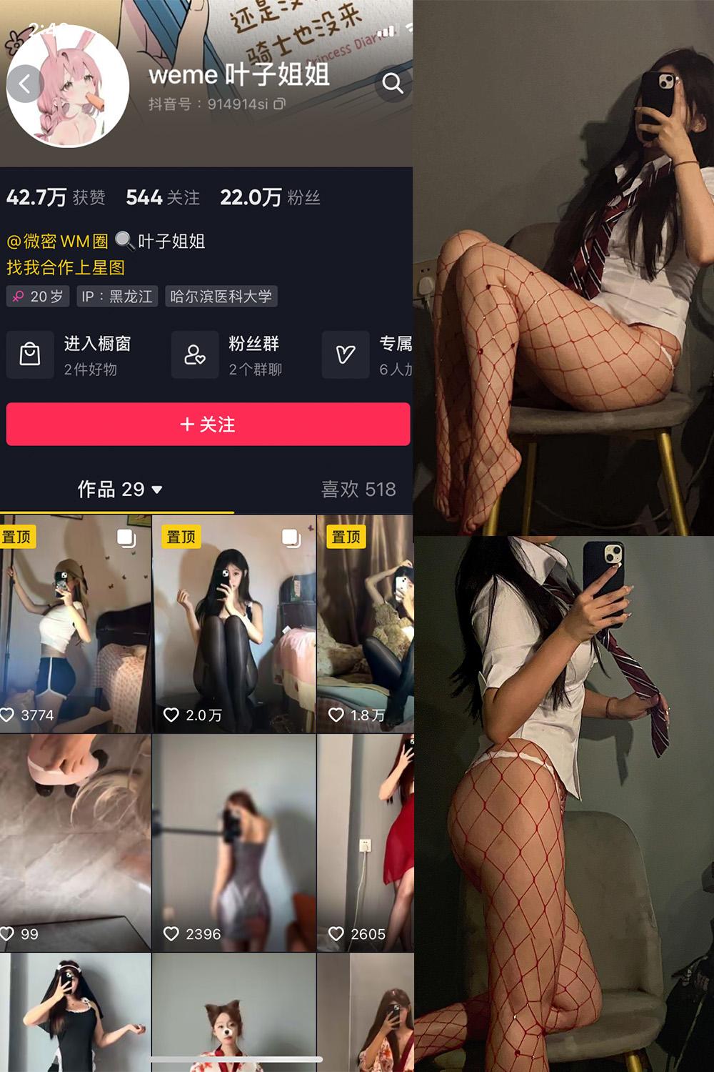 抖音 叶子姐姐 微密圈子分享  NO.013期 【9P2V】