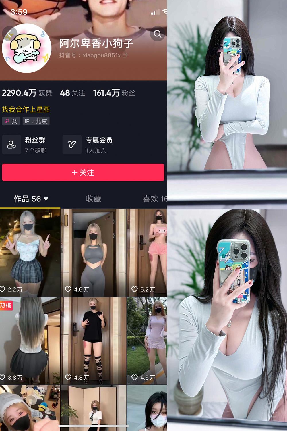 抖音 阿尔卑香小狗子 微密圈子分享  NO.041期 【10P2V】