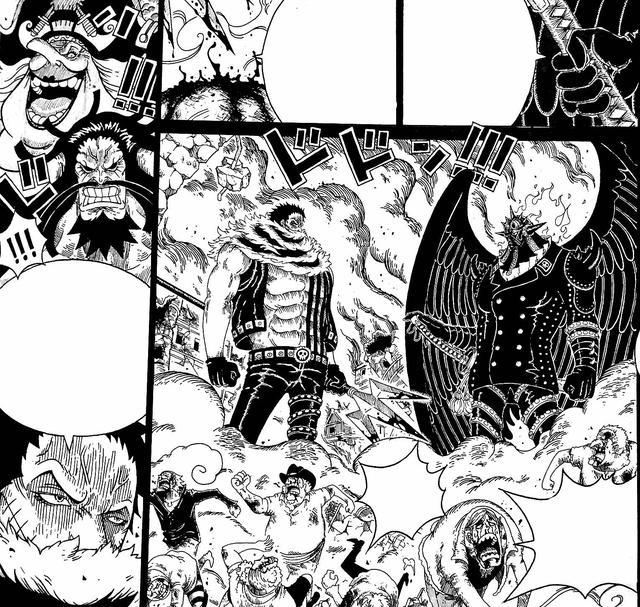 海贼王1131话：炸裂，卡塔库栗救出烬，龙回忆路飞妈妈，是天龙人