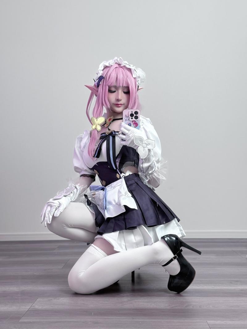 幼愛Youmeko作品崩坏3 爱莉希雅女仆装【20P-68.5MB】