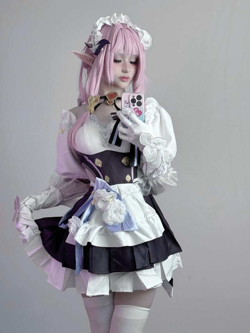 幼愛Youmeko作品崩坏3 爱莉希雅女仆装【20P-68.5MB】