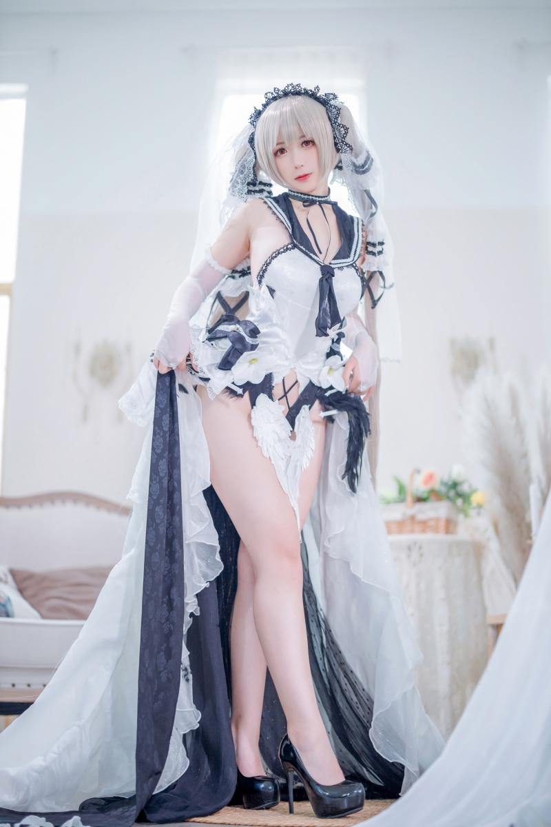 樱落酱w作品碧蓝航线 可畏 礼服【20P-208MB】