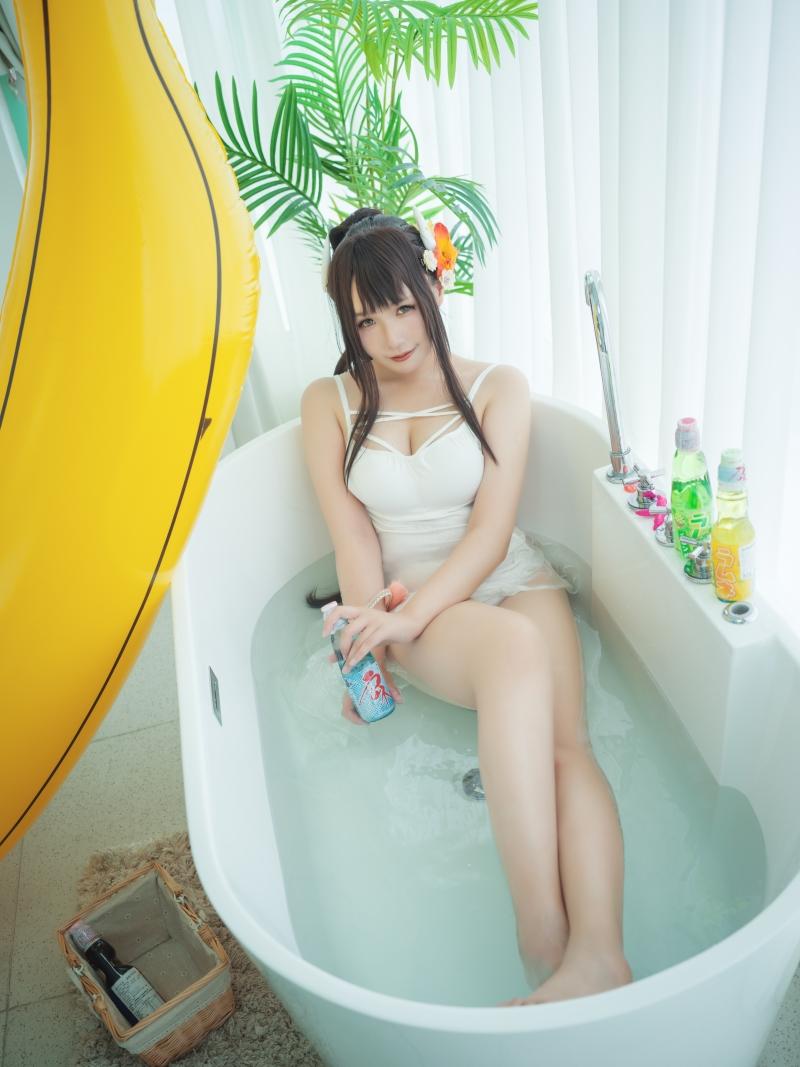 麻花酱作品比睿旗袍 泳装【61P-446MB】