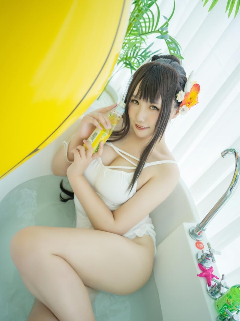 麻花酱作品比睿旗袍 泳装【61P-446MB】