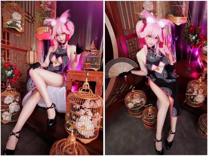 ElyEE子玉藻前cos演绎：将《Fate/Grand Order》魅力再提升档次！