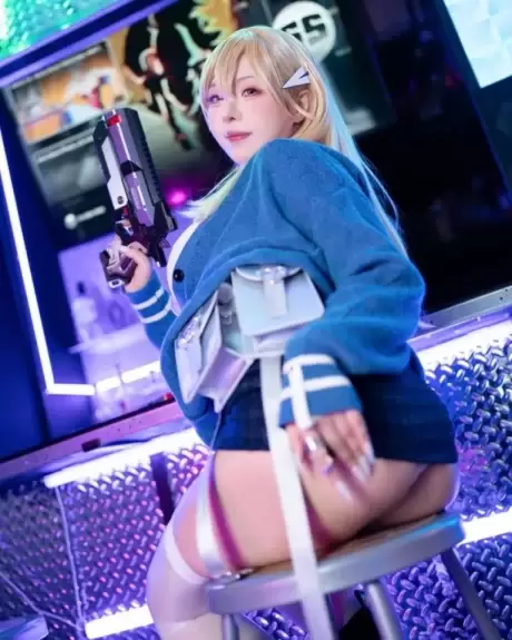 Himeking_天皇姬蒂亚COS：诠释胜利女神的性感与神秘