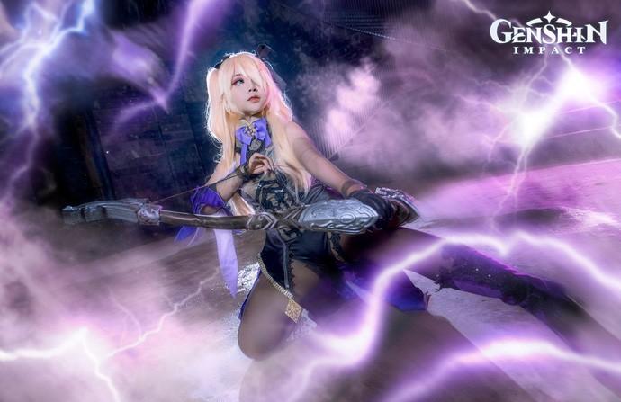 Sayo_Momo菲谢尔COS：演绎断罪皇女的华丽与魅力