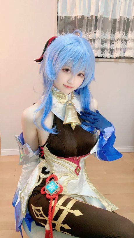 千阳快起床甘雨COS：颠覆可爱，绝美让人心动不已！