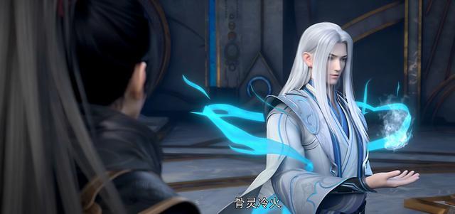 半圣药尘一招灭魂殿，魔雨美人惨遭打脸，萧炎获赠骨灵冷火躺赢了