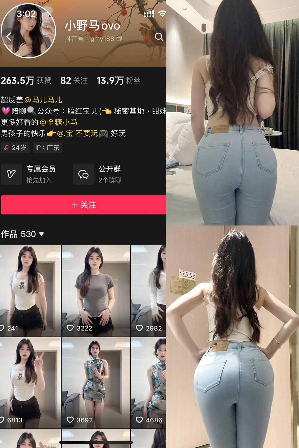 抖音 小野马ovo 微密圈子分享 NO.008期 【24P4V】