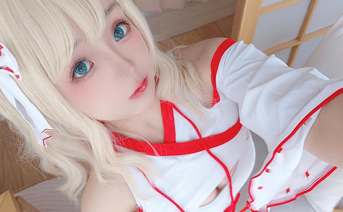 日奈娇/椎名莜小狐狸巫女cos搞怪创意大爆发，甜美程度再次飙升