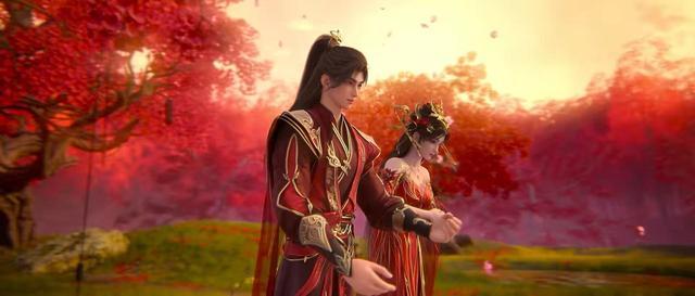 昊灵CP黑发红妆终成婚！火灵儿婚服被嘲布料少？石昊婚后秒搞事业