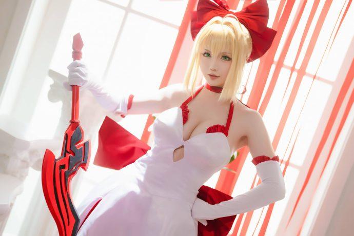星之迟迟尼禄COS：体验Fate/EXTRA的古典魅力与现代性感