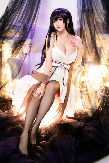 星之迟迟霞之丘诗羽COS：完美演绎腹黑学姐的温柔与性感