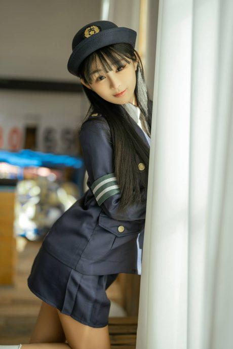 桜井宁宁中野美树COS：重温铁甲小宝甜美警察的温柔可爱