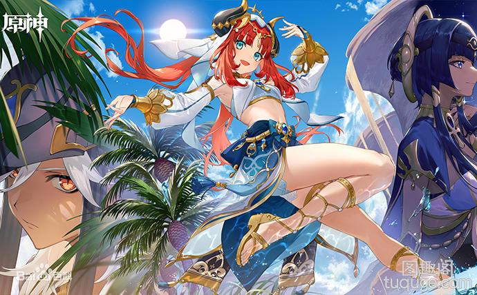 水淼aqua妮露cos惊艳登场，原神祖拜尔剧场之星霸气纹身争锋！