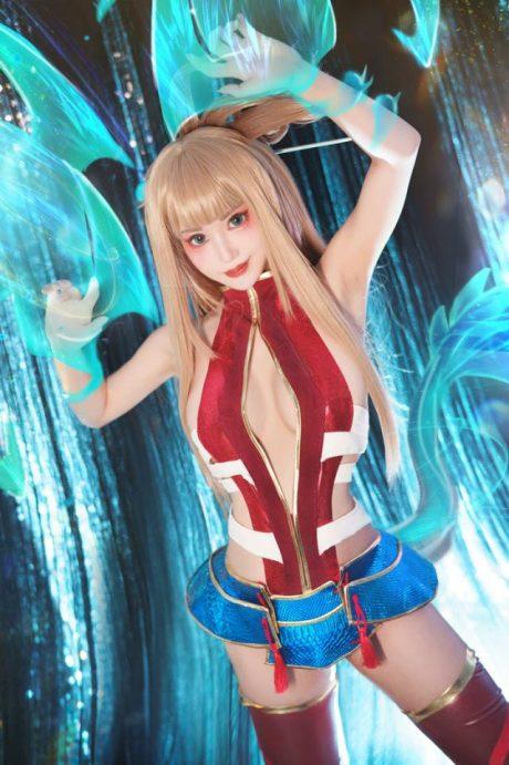 煙_HedY传说对决COS：还原性感女战士的星葵，魅力爆表