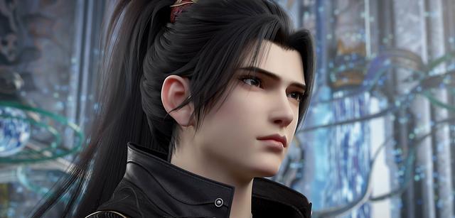 药尘复活建模翻车，动画版半圣像水光肌大叔？卡点救萧炎太泪目了