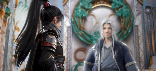 药尘复活建模翻车，动画版半圣像水光肌大叔？卡点救萧炎太泪目了