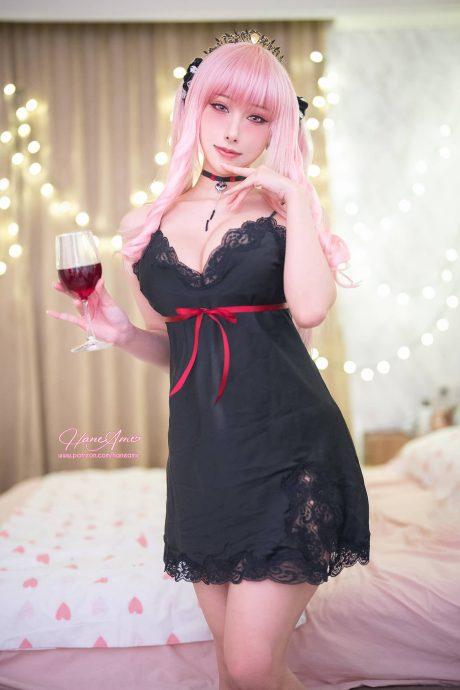 雨波_HaneAme森美声COS：展现死神女王的魅惑与优雅