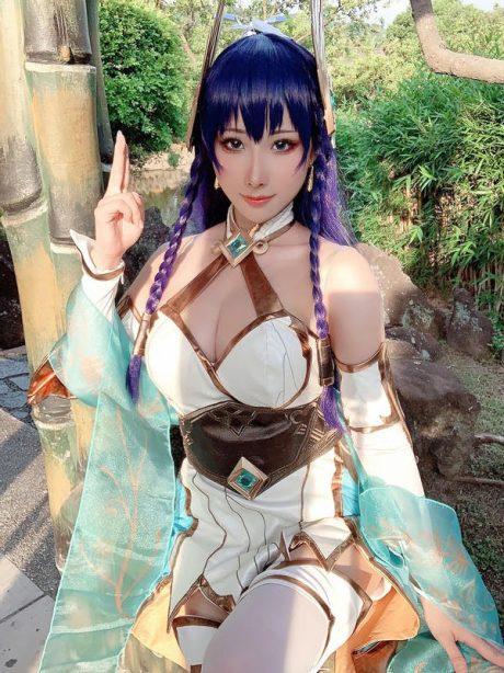 雨波_HaneAme艾瑞莉娅COS：展现刀锋舞者的性感魅力