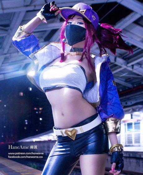 雨波_HaneAme阿狸COS：cos圣女魅力无限引燃热潮