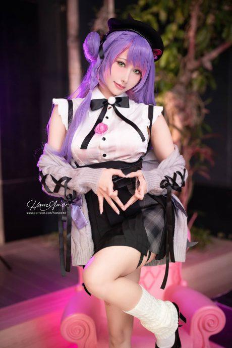 雨波HaneAme常暗永远COS：诠释小恶魔的可爱和独特魅力