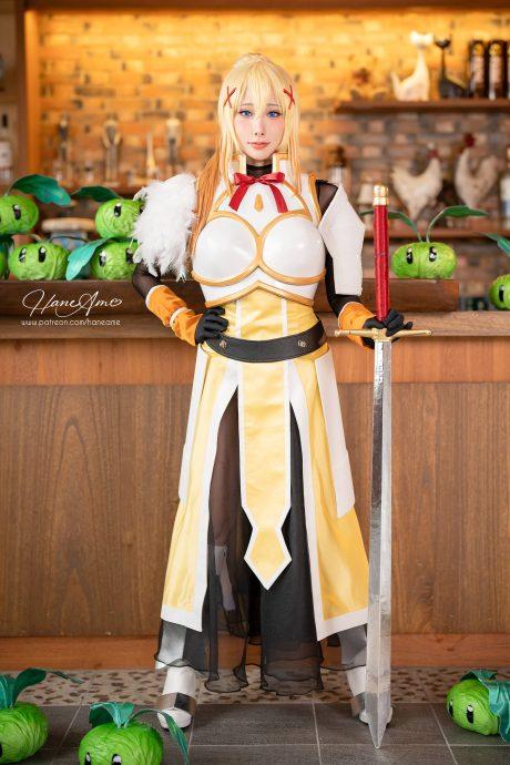 雨波HaneAme达克妮斯COS：诠释圣骑士勇敢迷人的魅力