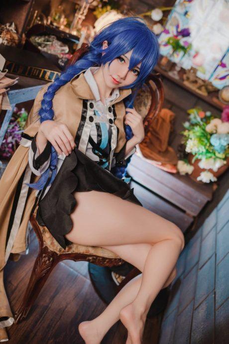 Sally Dorasnow无职转生COS：再现洛琪希的温柔与魔法魅力