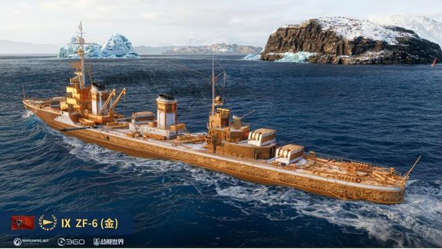 《战舰世界》6级房之神？超规格射程主炮，高投射鱼雷布下死亡阵