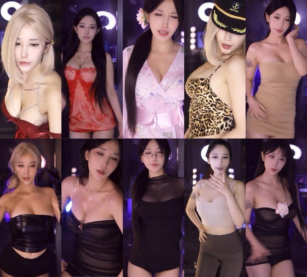 B站UP主潇洒哥小号直播跳舞精选无水剪辑