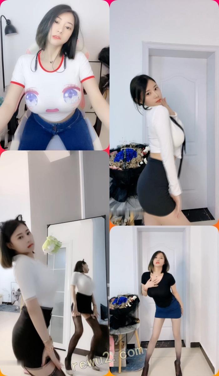 【快手主播】小奶球 7月 跳舞福利 球球摇摆舞动（4V/229M）