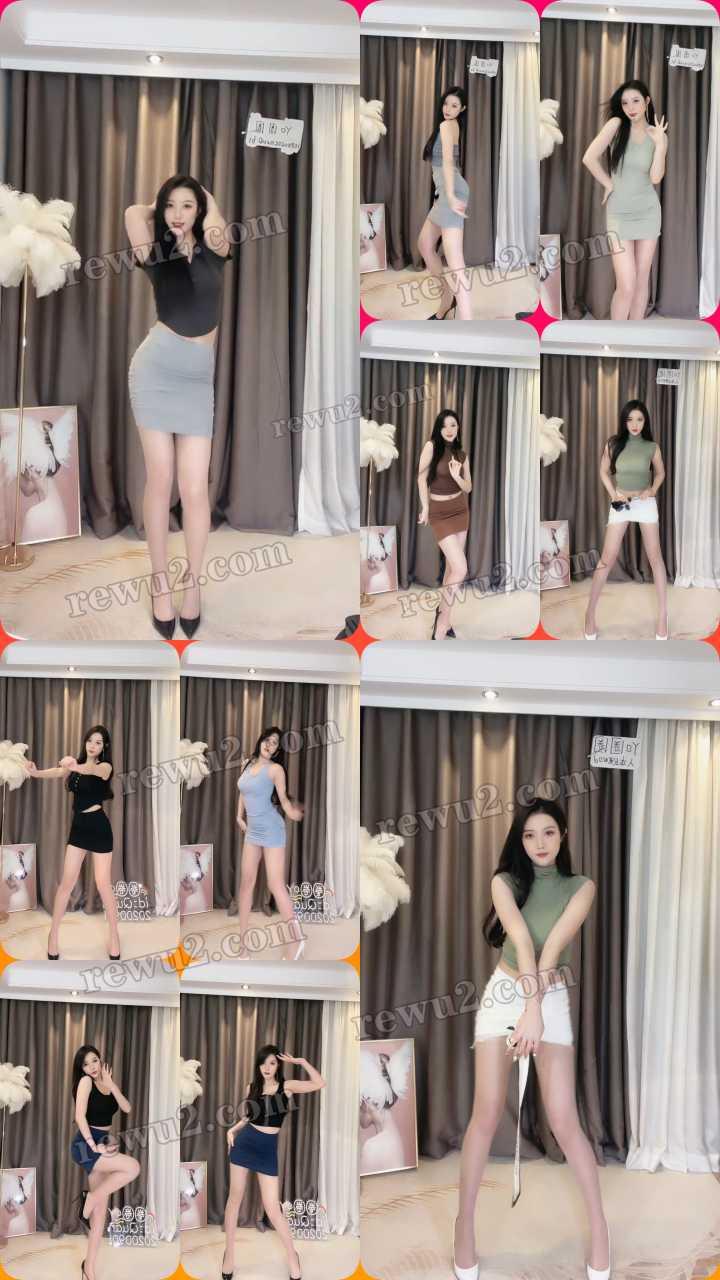 【抖音主播】圈圈吖直播跳舞 无水印 （37v/1.66g）