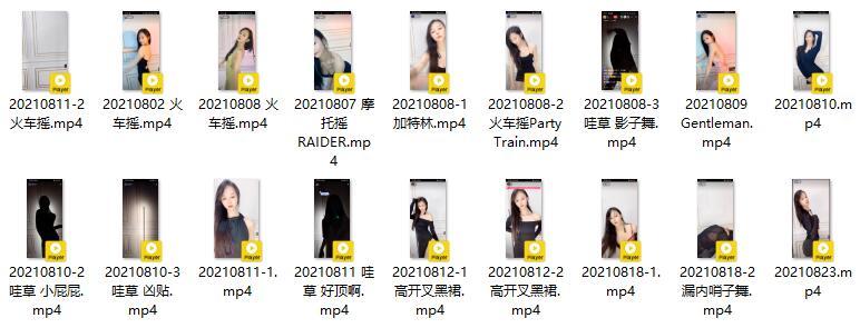 【抖音主播】徐妤瞳 直播 透视群、影子舞、开火车、加特林、摩托摇 烧舞福利合集！哇草！(18V)