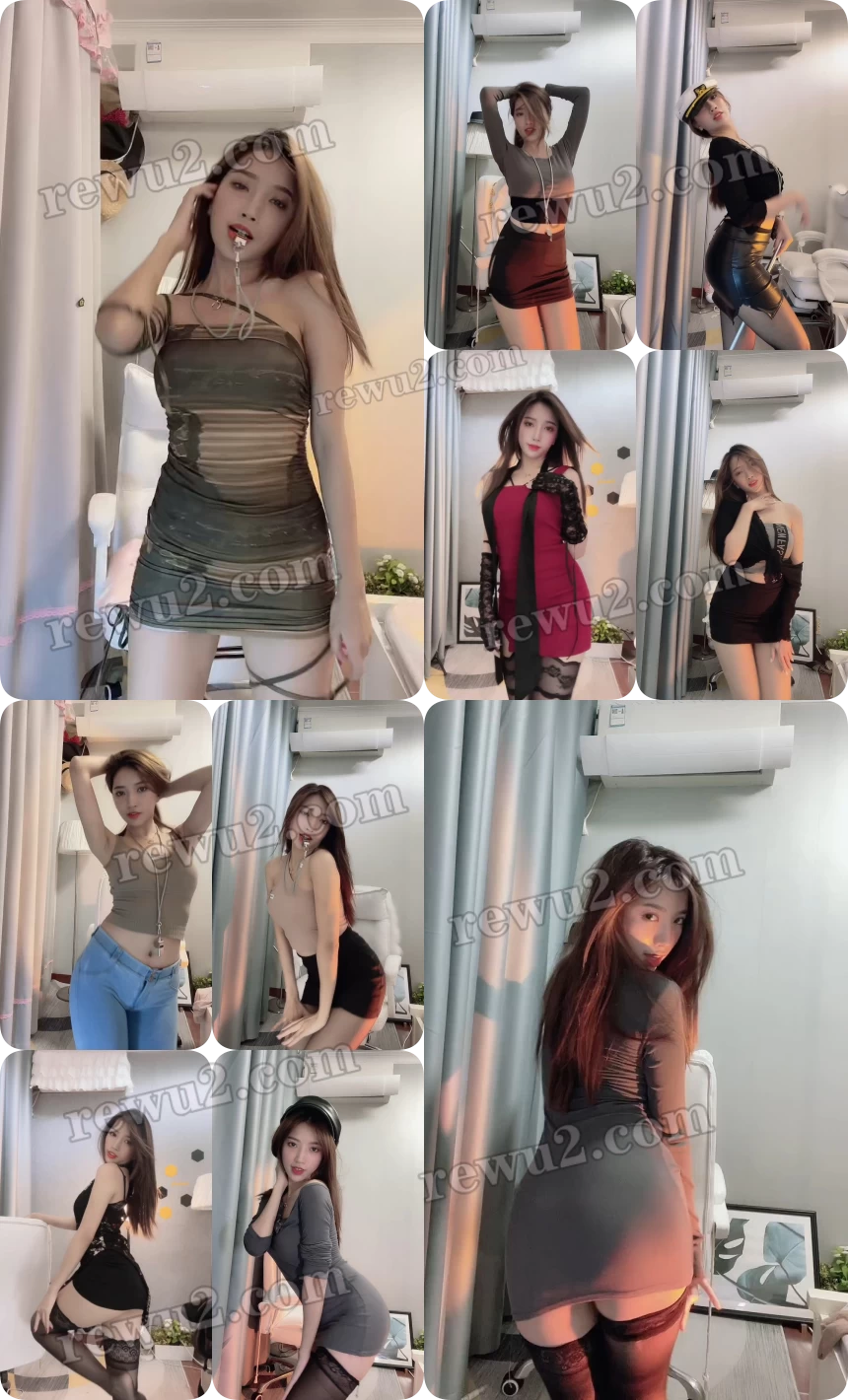 【抖音主播】薯条条/可莉九九 哨子舞直播跳舞录屏  无水印(14v/477m)