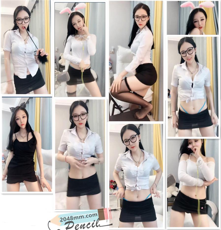 【映客主播】高颜值烧H 晴晴 直播 丁字裤、透视短裙、内内漏 烧舞佑或合集！(40V1.82G)