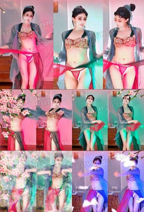 【网易CC】白妖妖 土豪定制跳舞！唯美青蛇 清凉丁字！还挺美的 不怪法海顶不住~原版无水印(1V717M9分)