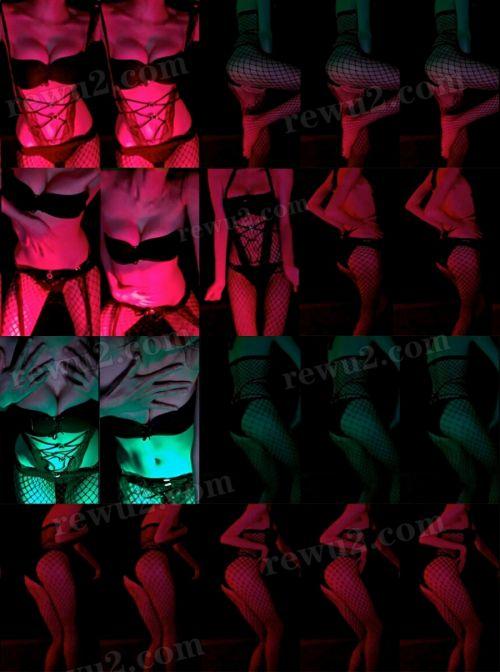 【网易CC】白妖妖 大尺定制跳舞！暗夜抹油 丁字连体网袜！爆汝长腿美豚 视角效果超赞👍原版无水印(1V705M4分)