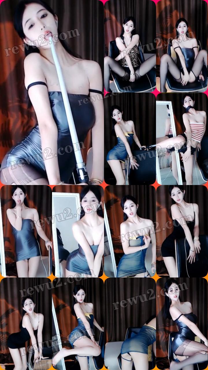 【网易CC主播】欣彤巴拉巴拉B类舞蹈开档黑色丝袜无限露底 无水印（21v/1.56g）