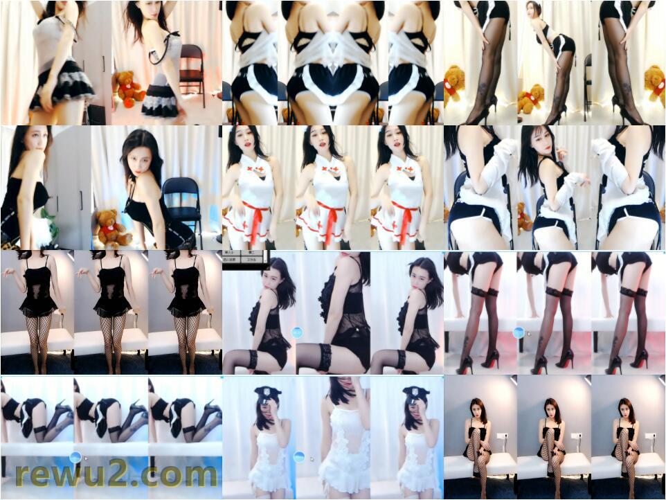 【虎牙主播】素颜丫头 黑斯 露底 抖豚 低视 角 制服动感直播跳舞福利合集（23V2.53G）