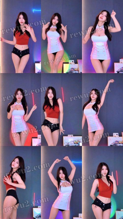 【韩国主播】afreecatv 何珍 直播跳舞 无水印（9V1.76G）