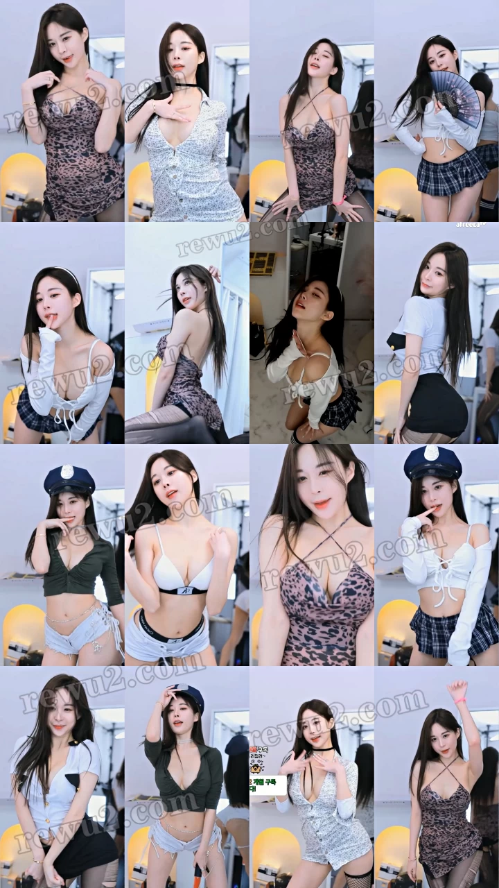 【韩国主播】afreecatv 姚伍宁 直播跳舞 无水印（23V4.79G）