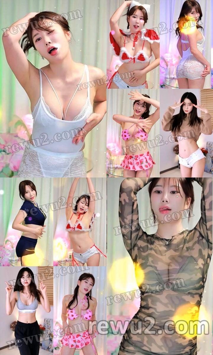 【韩国主播】afreecatv 敏荷 梅霓 直播跳舞 脸蛋身材都很棒 无水印（23V4.82G）