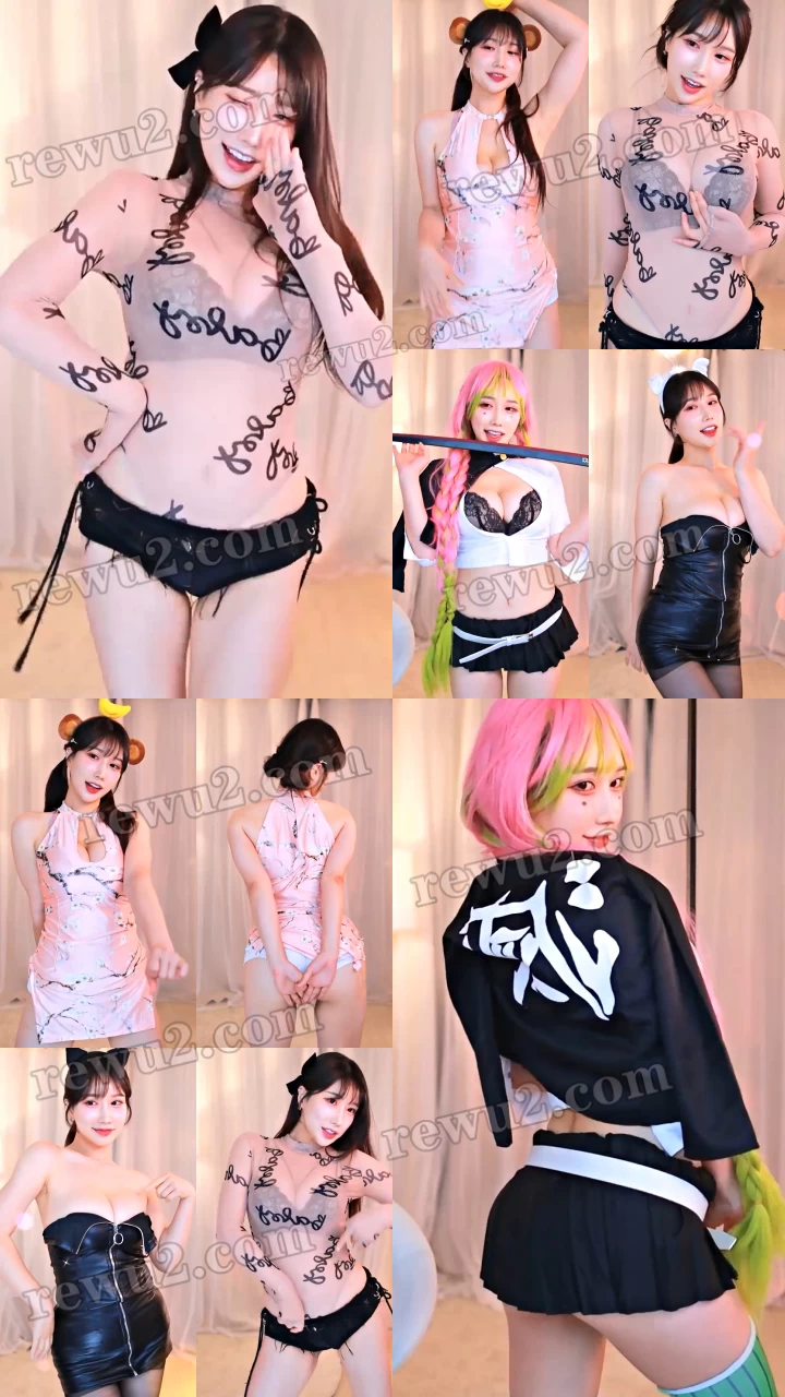 【韩国主播】afreecatv 蕾颖 直播跳舞 无水印（8V1.62G）