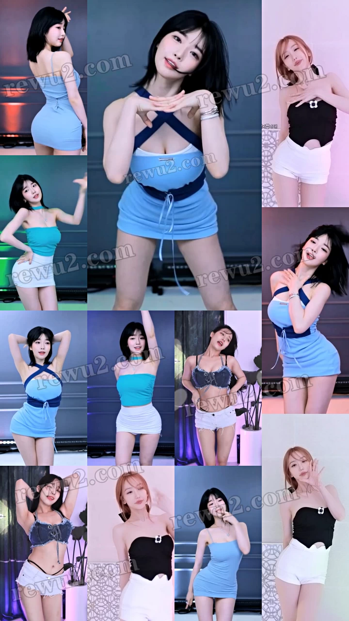 【韩国主播】afreecatv 诗妍 诗雅 阿米 直播跳舞 无水印（8V1.5G）