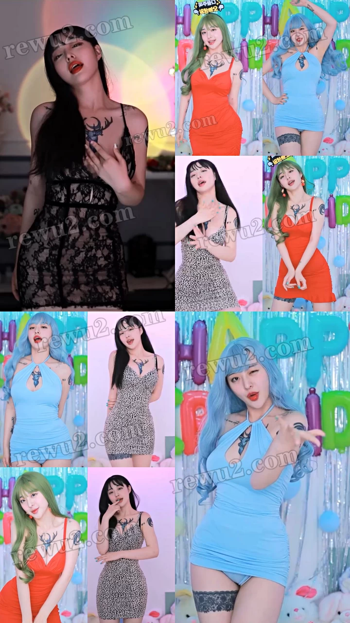 【韩国主播】afreecatv 金素拉 直播跳舞 无水印（9V1.78G）