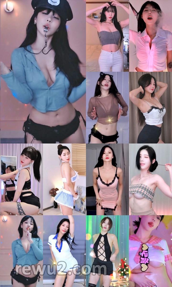 【韩国主播】afreecatv多名主播 2022.12.17 直播跳舞 无水印（49V9.16G）