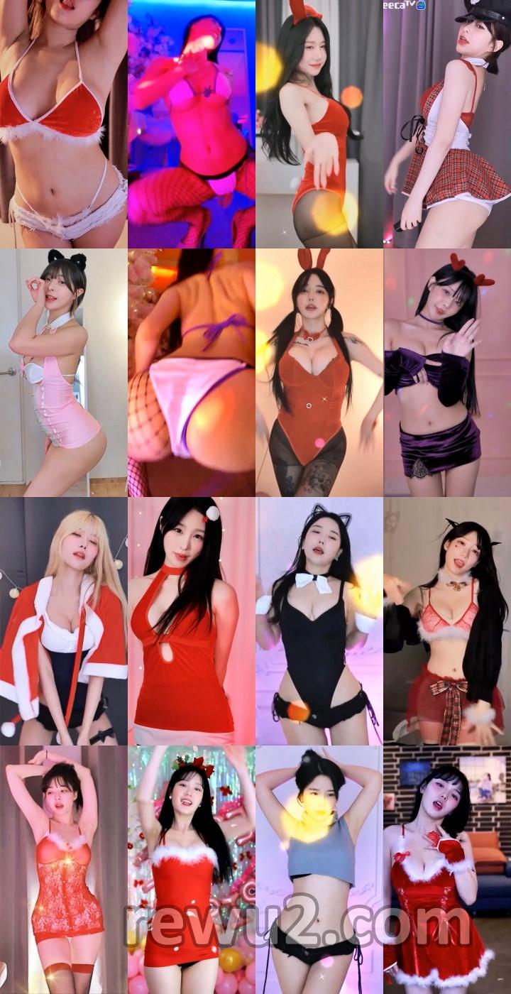 【韩国主播】afreecatv多名主播 2022.12.27 直播跳舞 无水印（57V11.2G）