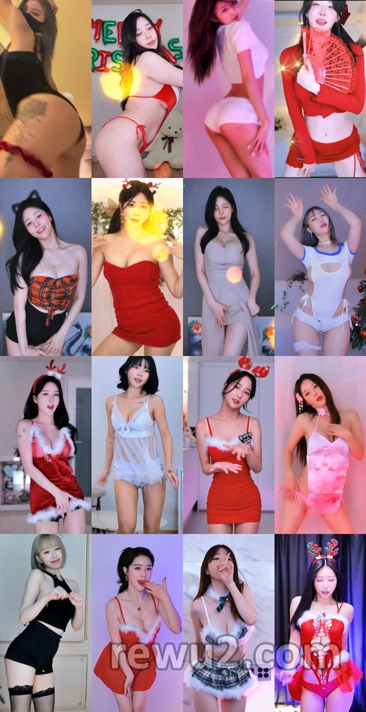 【韩国主播】afreecatv多名主播 2022.12.28 直播跳舞 无水印（51V10G）