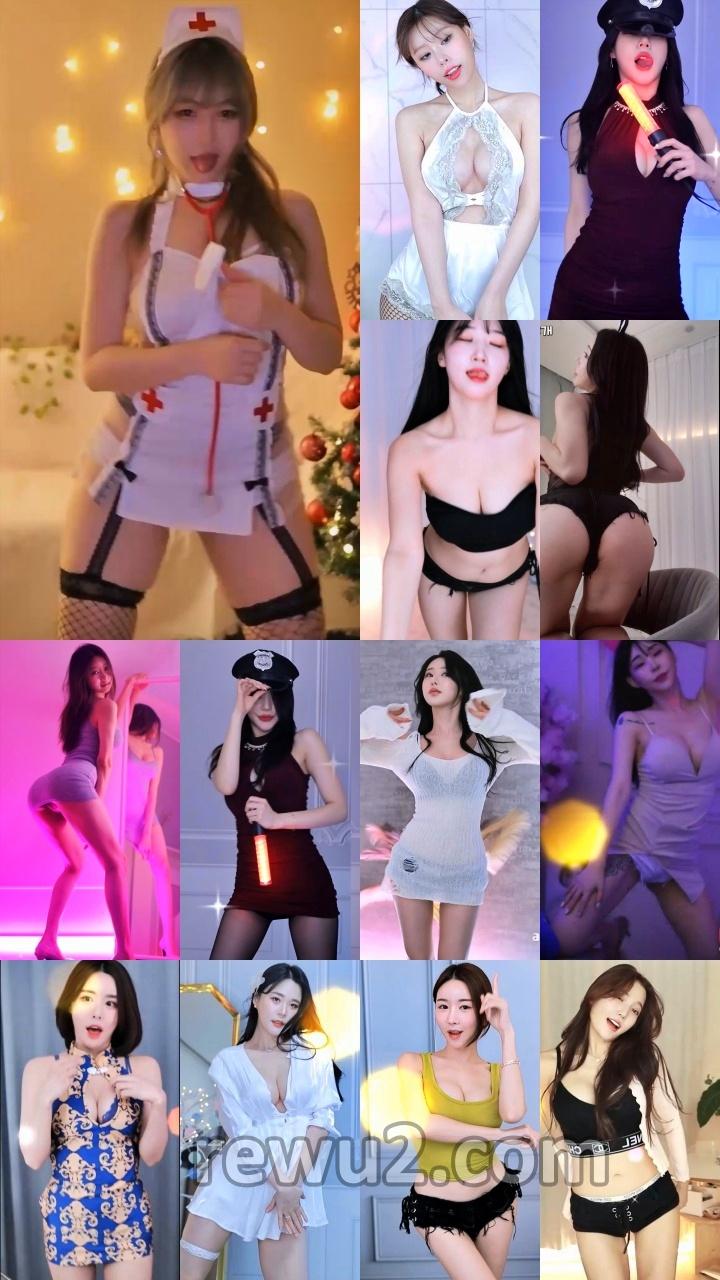 【韩国主播】afreecatv多名主播 2023.01.03 直播跳舞 无水印（34V6.58G）